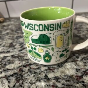 Starbucks "Been There Series coffee mug. Wisconsin